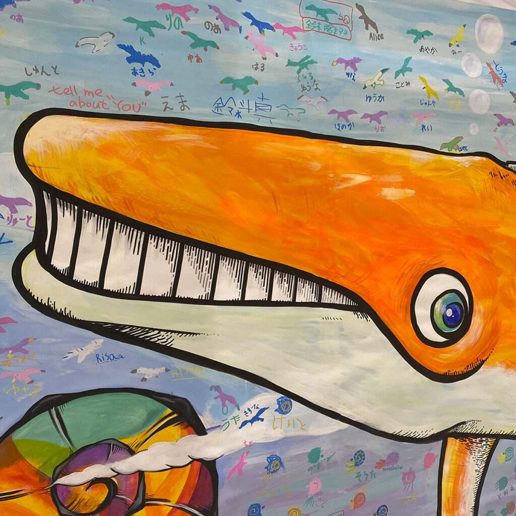 24時間テレビ チャリティーイベント みんなで創ろう！ライブペイント livepaint ユアサミズキ k:soul:y a.k.a YAN ナカヤマコウヨウクジラ アンモナイト