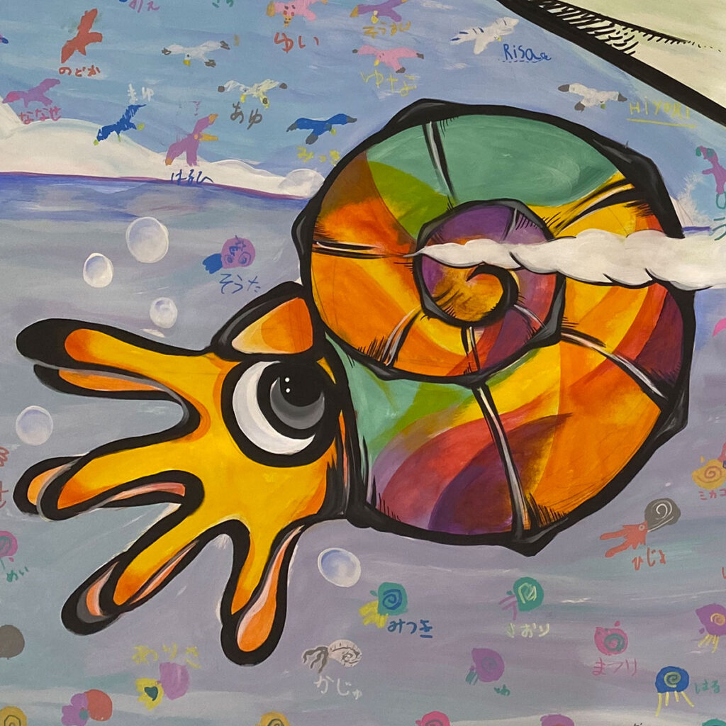 24時間テレビ チャリティーイベント みんなで創ろう！ライブペイント livepaint ユアサミズキ k:soul:y a.k.a YAN ナカヤマコウヨウクジラ アンモナイト