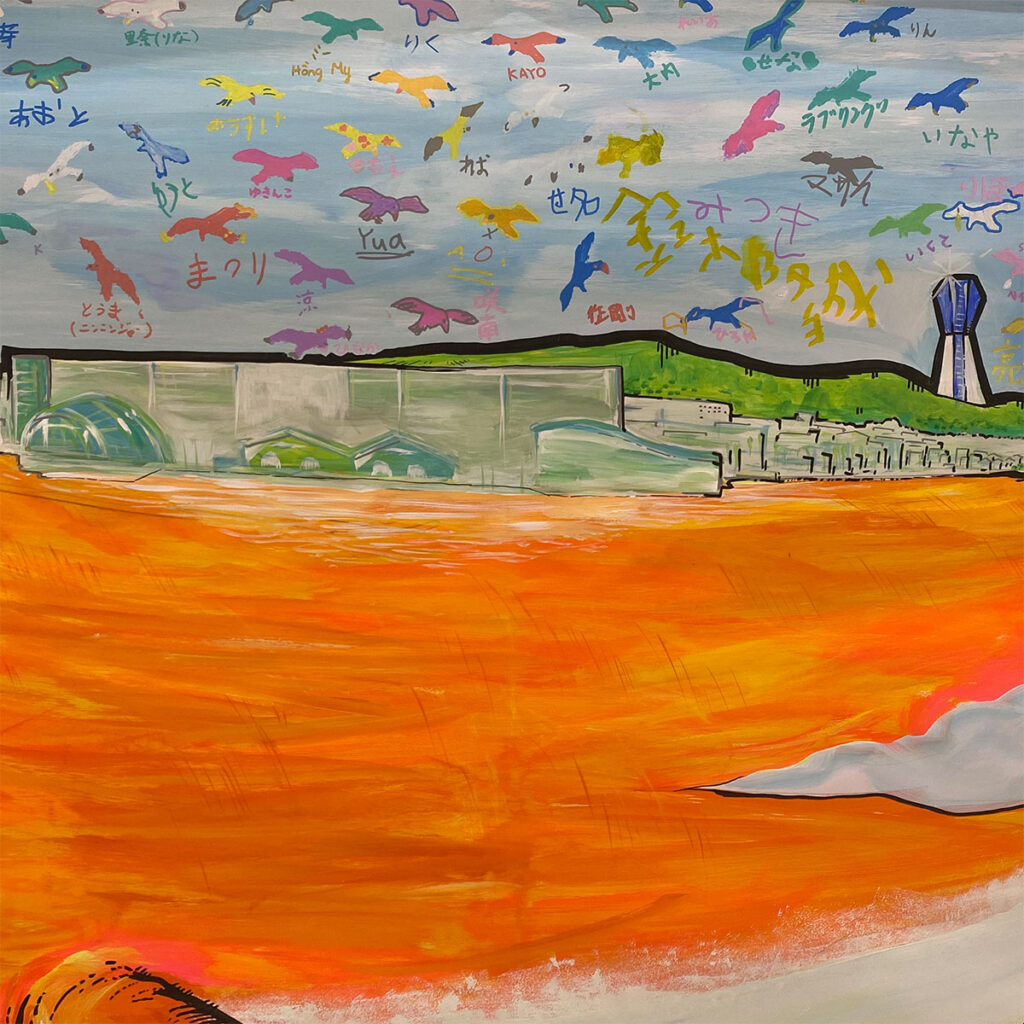 24時間テレビ チャリティーイベント みんなで創ろう！ライブペイント livepaint ユアサミズキ k:soul:y a.k.a YAN ナカヤマコウヨウクジラ アンモナイト