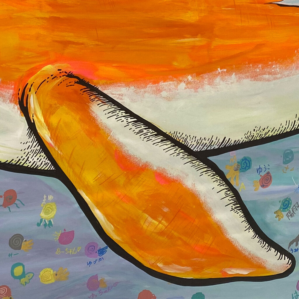 24時間テレビ チャリティーイベント みんなで創ろう！ライブペイント livepaint ユアサミズキ k:soul:y a.k.a YAN ナカヤマコウヨウクジラ アンモナイト